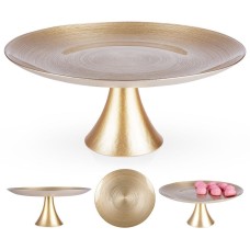 Пatera, VILDE, szklana patera na nóżce 28 см — для ciasta, babeczek i owoców