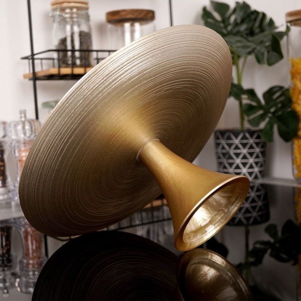 Пatera, VILDE, szklana patera na nóżce 28 см — для ciasta, babeczek i owoców