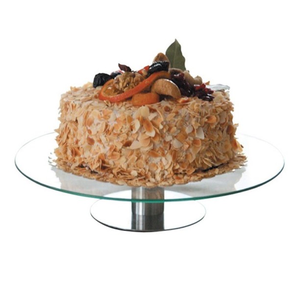 Підставка для десертів KingHoff KH-4014, 1 рівень, діаметр 30 см — для подачі тортів і пирогів