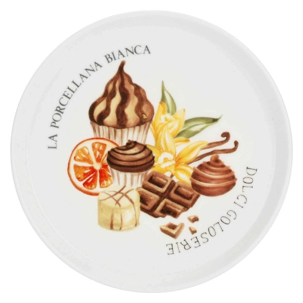 Тарілка-сервірувальна, La Porcellana Bianca, Goloserie 16 cm, для десертів/закусок