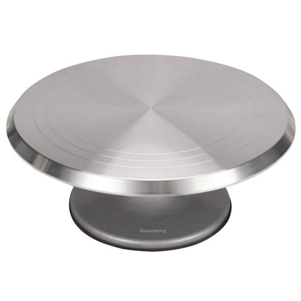 Підставка для подачі, Klausberg KB-7771, обертова 25,5 см — для тортів і кексів