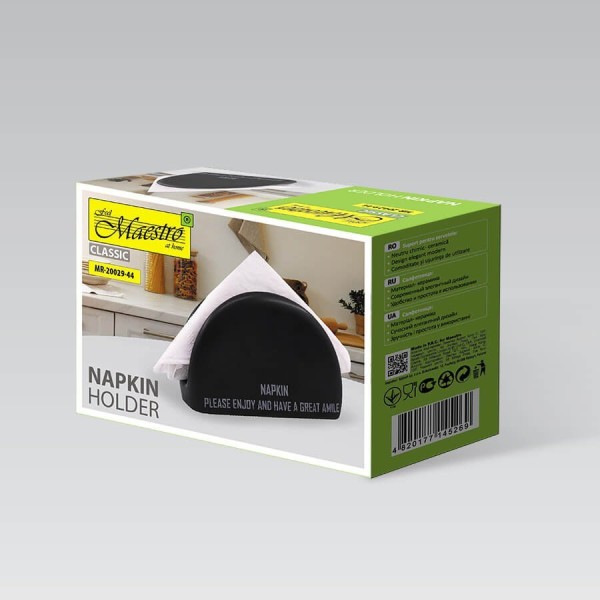 Серветник, Maestro, Eco Style MR-20029-44 — керамічний стоячий для сервірування столу