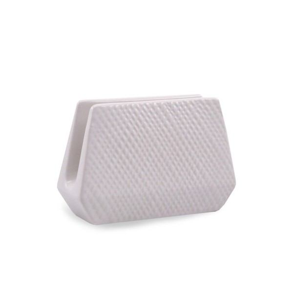 Серветник, Maestro, MR-20002-44 White — керамічний стоячий серветник для сервірування столу