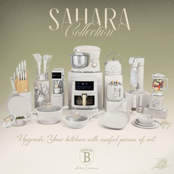 Serwis obiadowy Berlinger Haus Sahara BH-10020, komplet 18 elementów dla 6 osób