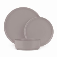 Сервіз обідній Berlinger Haus Taupe BH-10006, 18 предметів для 6 осіб