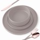 Serwis obiadowy Berlinger Haus Taupe 18 elementów dla 6 osób BH-10006