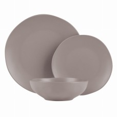 Serwis obiadowy Berlinger Haus Taupe BH-10023, komplet 18 elementów dla 6 osób