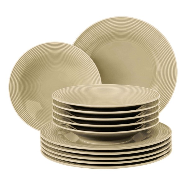 Serwis obiadowy Seltmann Beat Color Glaze dla 6 osób