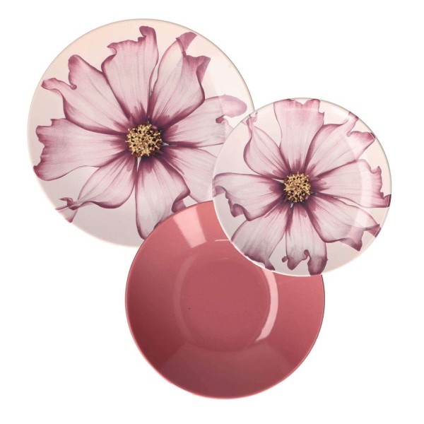 Сервіз обідній Rose&Tulipani Cosmea для 6 осіб, столовий посуд для святкових обідів