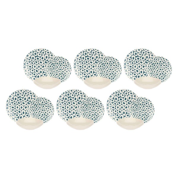 Serwis obiadowy Rose&Tulipani Sea Stones dla 6 osób