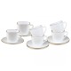 Сервіз кавовий, KingHoff Opal KH-1930, 6 чашок зі блюдцями — для подачі кави гостям