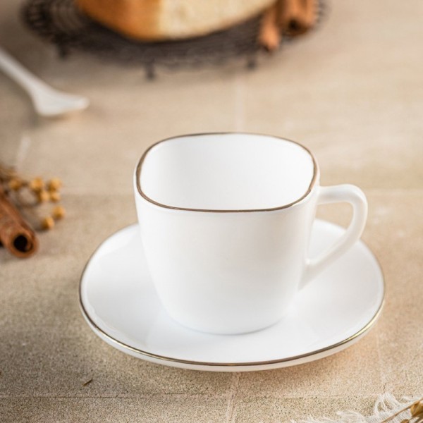 Сервіз кавовий, KingHoff Opal KH-1930, 6 чашок зі блюдцями — для подачі кави гостям