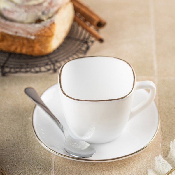 Сервіз кавовий, KingHoff Opal KH-1930, 6 чашок зі блюдцями — для подачі кави гостям