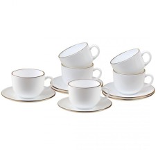Сервіз кавовий, Kinghoff Opal KH-1929, 6 чашок зі блюдцями — для подачі кави гостям