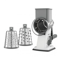 Барабанна терка, Kinghoff KH-1959, для овочів і сиру, ручна насадка для нарізки