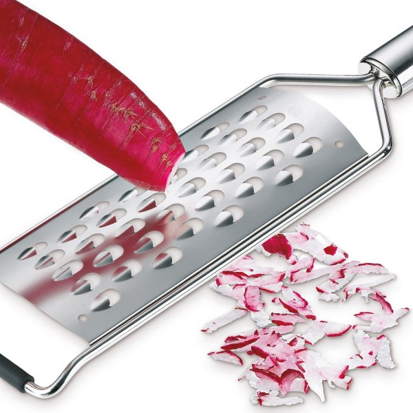 Терка KELA Rondo 32 см, сталева — для натирання овочів і сиру під час приготування