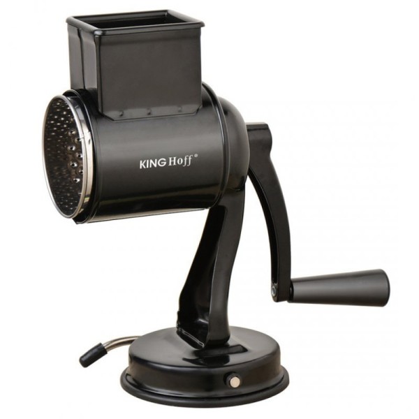 Терка-терочник, KingHoff KH-1951 — барабанна для тертя овочів, горіхів, сиру, для приготування салатів та страв