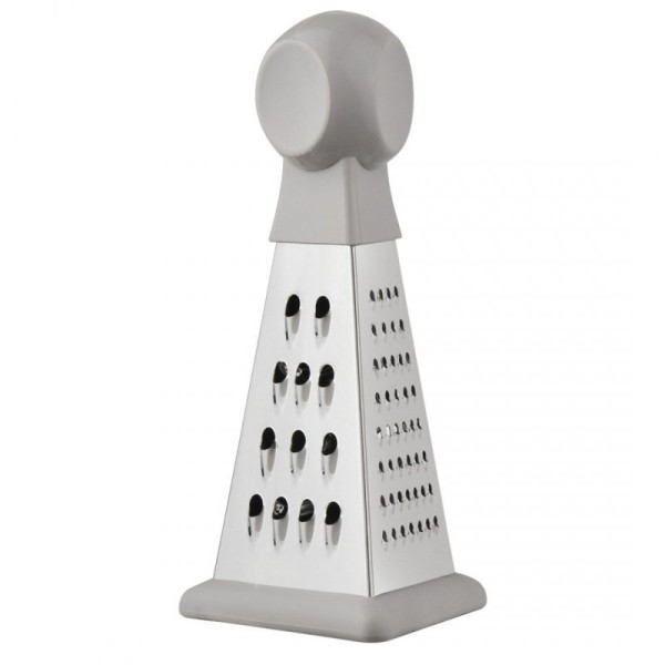 Терка кухонна Kinghoff KH-1987, трьохстороння — для натирання сиру, овочів, цитрусів