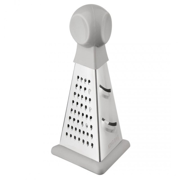 Терка кухонна Kinghoff KH-1987, трьохстороння — для натирання сиру, овочів, цитрусів