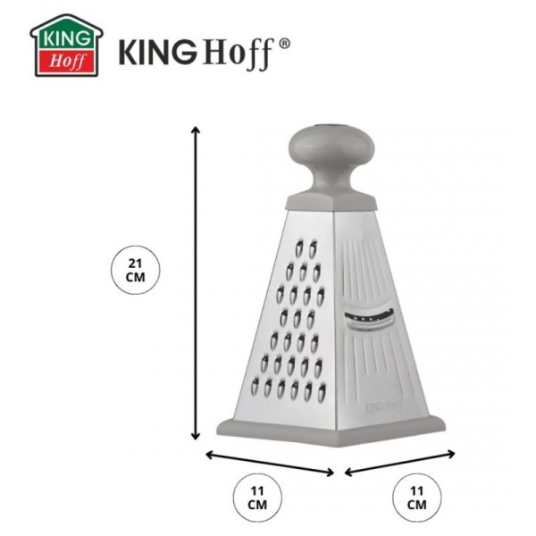 Терка 4-в-1, KingHoff KH-1988, для нарізки овочів і сиру, ручна, багатофункц.
