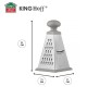 Терка 4-в-1, KingHoff KH-1988, для нарізки овочів і сиру, ручна, багатофункц.
