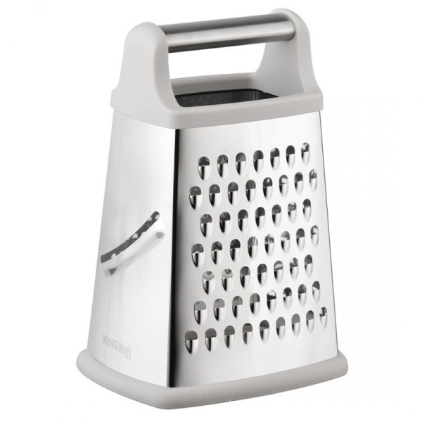 Терка кухонна Kinghoff KH-1990, чотиристороння — для нарізки овочів та сиру