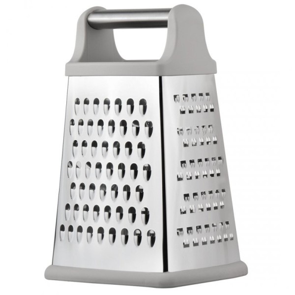 Терка кухонна Kinghoff KH-1990, чотиристороння — для нарізки овочів та сиру