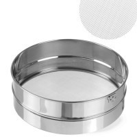 Sito do przesiewania bułki tartej śr. 247mm stalowe - Hendi 637814