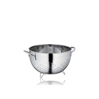 Cedzak stalowy, KELA, Athos 24 cm — do odsączania i płukania warzyw owoce makaron