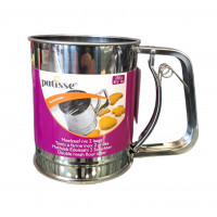 Obrotowy kubek dwupoziomowy do przesiewania mąki 250g - Patisse