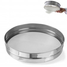 Sito piekarnicze gęste do przesiewania mąki śr. 407mm stalowe - Hendi 637838