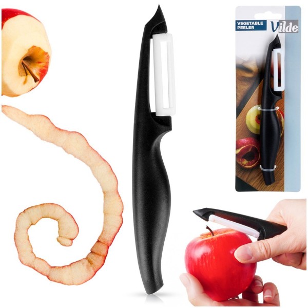 Овочечистка, VILDE, Obieraczka 259683 — керамічна вертикальна 19 см для овочів і фруктів