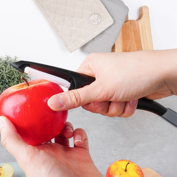 Овочечистка, VILDE, Obieraczka 259683 — керамічна вертикальна 19 см для овочів і фруктів