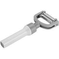Овочечистка ZWILLING Z-CUT, 5 в 1, сіра — для чищення та нарізки овочів і фруктів