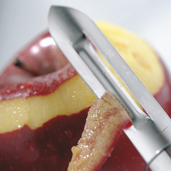 Овочечистка KELA Rondo 19,5 см, сталева — для чищення овочів у кухні