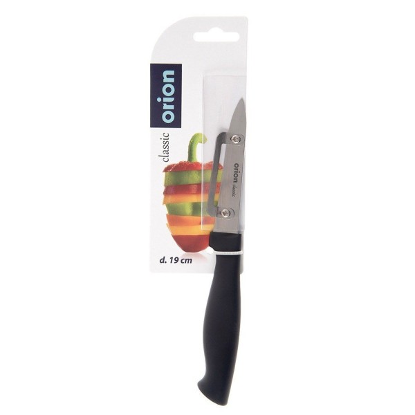 Обірочка, Orion 831178 — ніж для чищення овочів і фруктів, вертикальний сталевий 19 см