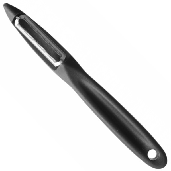 Obieraczka uniwersalna ząbkowana dł. 175 mm czarna