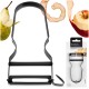 Овочечистка, EXCELLENT HOUSEWARE 259740, обертач для овочів і фруктів 11.5 см, сталевий чорний (для кухні)