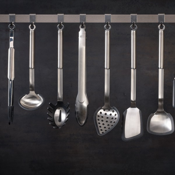 Кухонні щипці Roesle, Szczypce silikonowe z blokadą 30cm — силіконові, блокування, 30 см для смаження та сервування