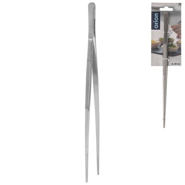 Кухонні щипці, ORION 143906, 30 см, сталеві — для перевертання та сервірування страв