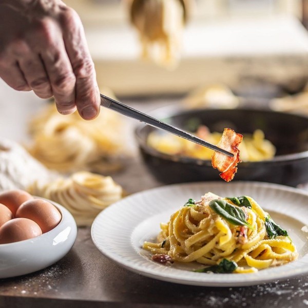 Кухонні щипці, ORION 143906, 30 см, сталеві — для перевертання та сервірування страв