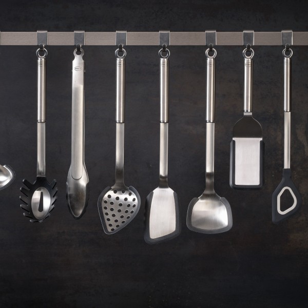 Szczypce, Roesle, silikonowe 23 cm z blokadą — do smażenia i serwowania