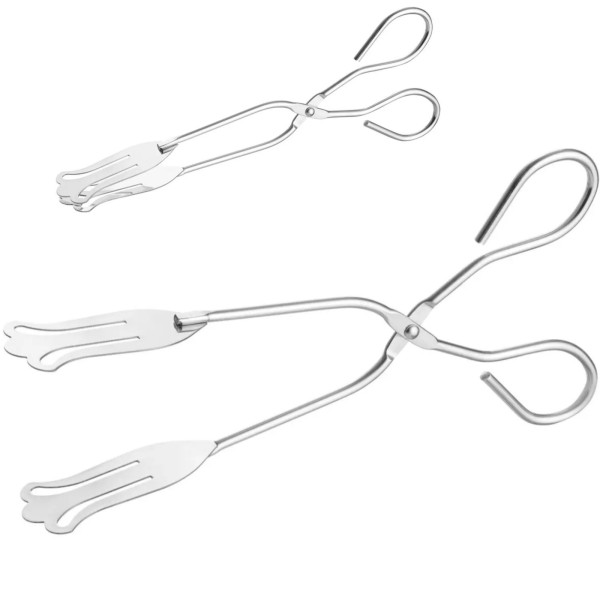 Кухонні щипці, Hendi 171608, сталеві 220 мм — для подачі й сервування десертів