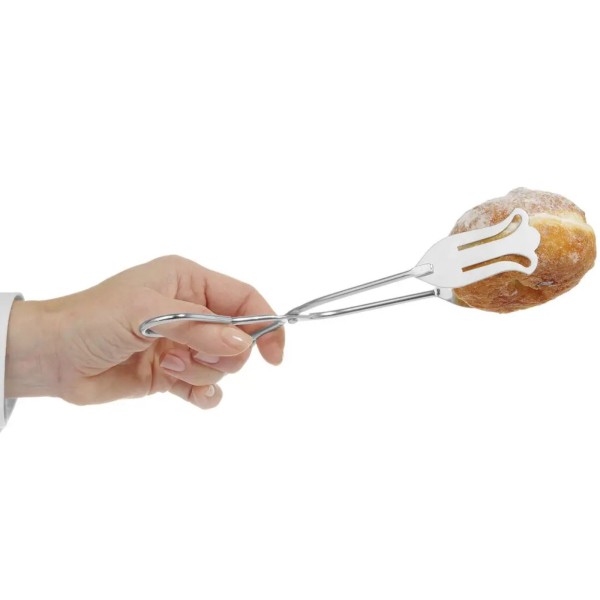 Кухонні щипці, Hendi 171608, сталеві 220 мм — для подачі й сервування десертів
