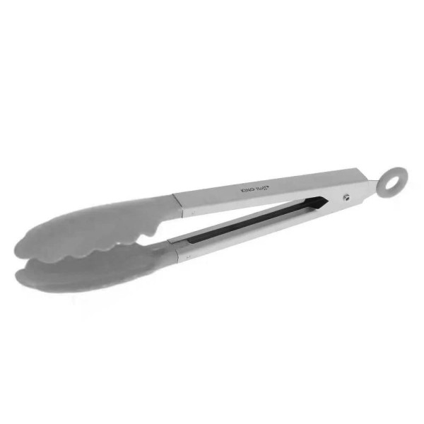 Szczypce kuchenne Kinghoff KH-1741 nylonowe 23 cm szare do gotowania