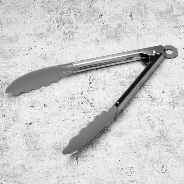 Szczypce kuchenne Kinghoff KH-1741 nylonowe 23 cm szare do gotowania