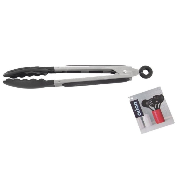 Кухонні щипці Orion 143903, сталеві 26 см — для смаження та сервірування