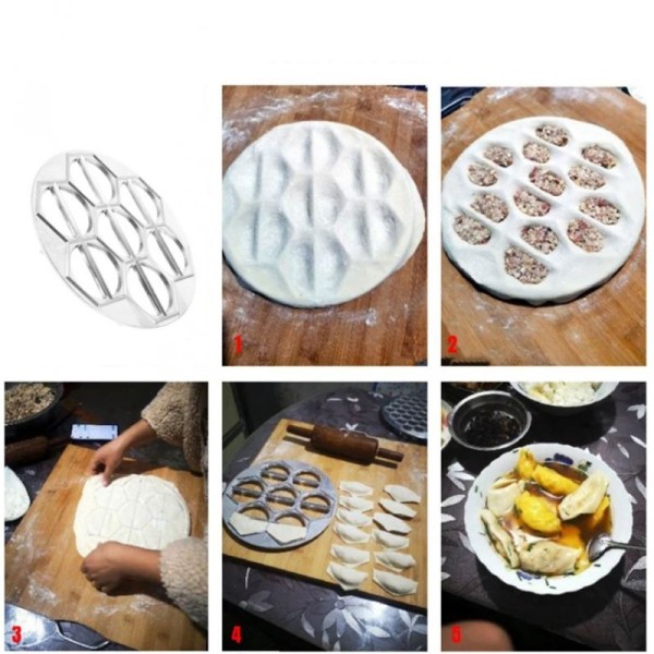 Pierogownica, FORMA wykrawacz do pierogów tradycyjnych 3251, metalowa