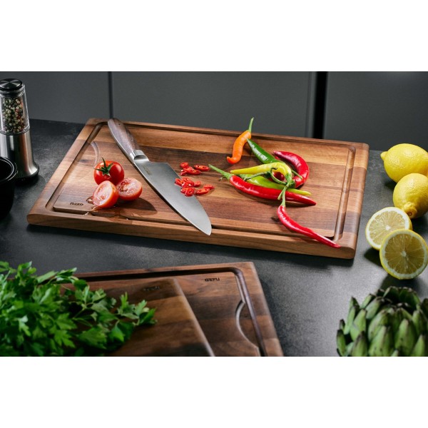 Deska do krojenia GEFU Enno z drewna orzechowego 37x25 cm do kuchni