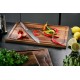 Deska do krojenia GEFU Enno z drewna orzechowego 37x25 cm do kuchni
